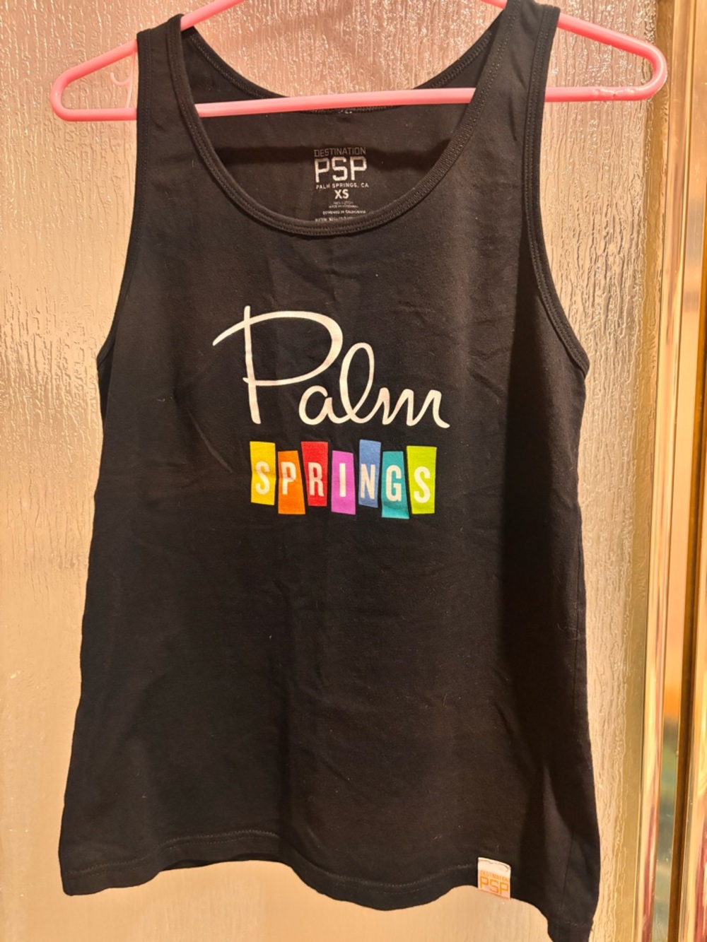 Kids Black Palm Springs Tank Top